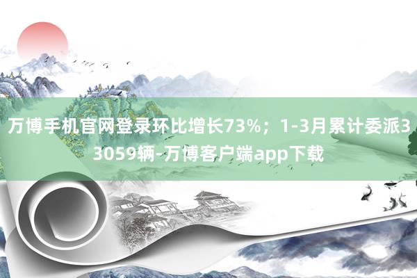 万博手机官网登录环比增长73%；1-3月累计委派33059辆-万博客户端app下载